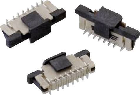 Barrette femelle (standard) série ZIF FPC Würth Elektronik 687310124422 Nbr total de pôles 10 Pas: 0.50 mm