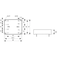Block FL 10/9 Transformateur pour circuits imprimés 2 x 115 V 2 x 9 V/AC 10 VA 555 mA Block FL 10/9 Transformateur pour circuits imprimés 2 x 115 V 2 x 9 V/AC 10 VA 555 mA