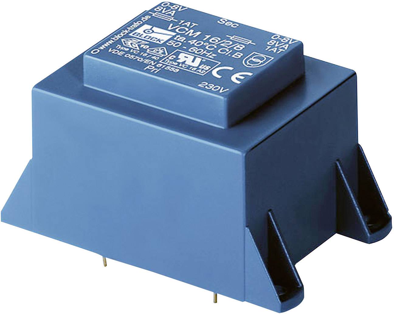 BLOCK VCM 5,0/1/6 Transformateur pour circuits imprimés 1 x 230 V 1 x 6 V/AC 5 VA 833 mA