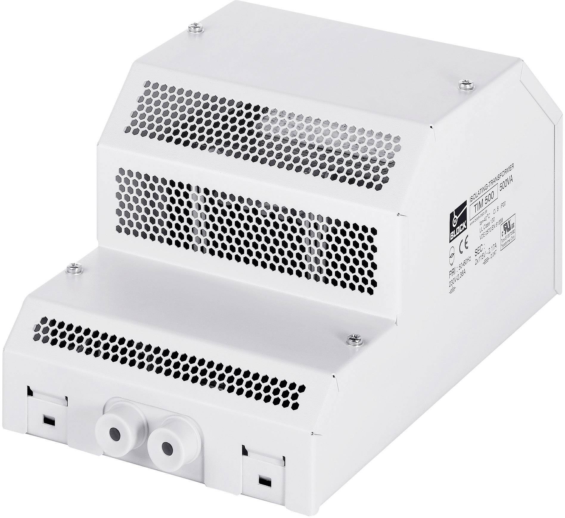 BLOCK TIM 200 Transformateur d'isolement 1 x 230 V/AC 2 x 115 V/AC 200 VA