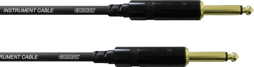 Câble jack Cordial CCI3PP 3 m Câble jack noir Jack/jack 6,3 mm