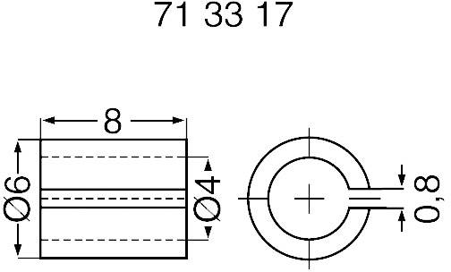 Pièce de réduction Mentor 640. laiton