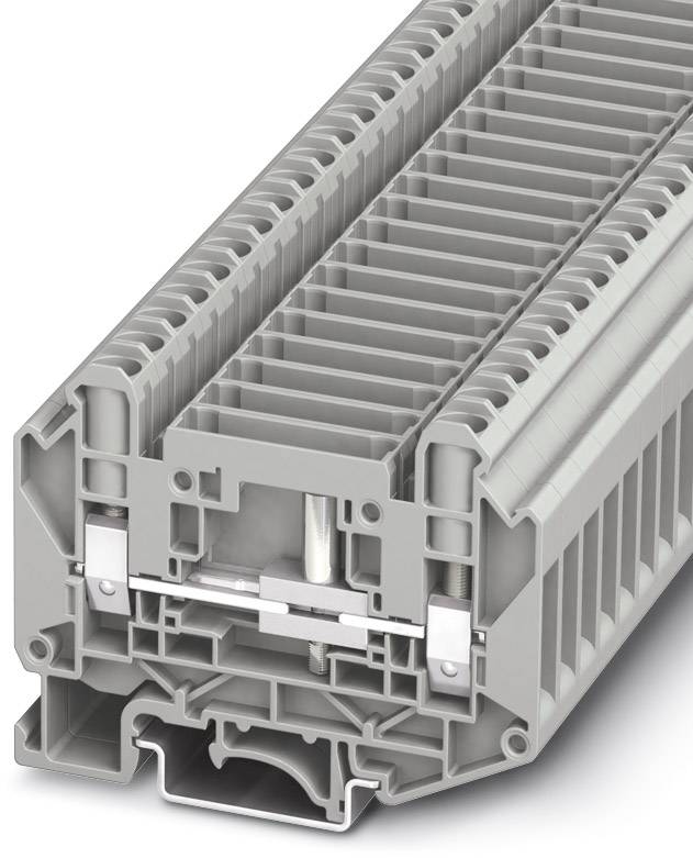 Bloc de jonction de sectionnement pour essais Phoenix Contact UT 6-T-HV P/P 3070121 gris 50 pc(s)