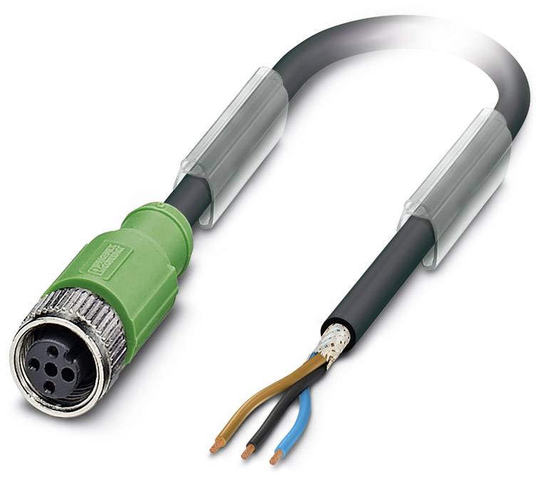 Câble pour capteurs/actionneurs Phoenix Contact SAC-3P- 5,0-PUR/M12FS SH 1682809 Contenu: 1 pc(s)