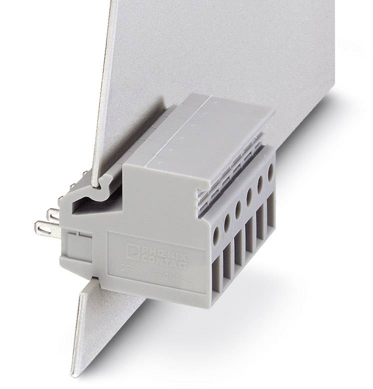 Bloc de jonction de traversée Phoenix Contact DFK-2,8-FRONT 2,5 0706508 gris 50 pc(s)