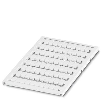 Une grille de ventilation blanche rectangulaire avec plusieurs lamelles horizontales, placée en biais sur un fond blanc.