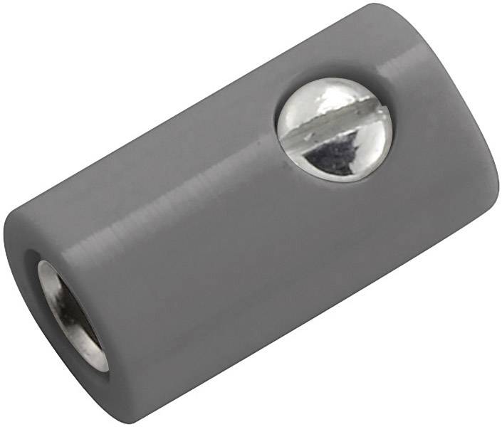 Fiche banane femelle Ø de la broche: 2.6 mm Kahlert Licht gris