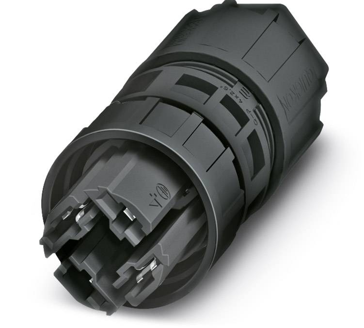 "Prolongateur de câble QUICKON Phoenix Contact QPD P 3PE2,5 9-14 BK BK 1582638 1 pc