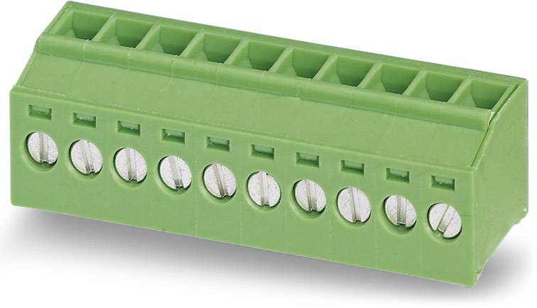 Bornier à vis Phoenix Contact MKDSFW 1,5/10-3,5 1868209 1.50 mm² Nombre de pôles 10 vert 50 pc(s)