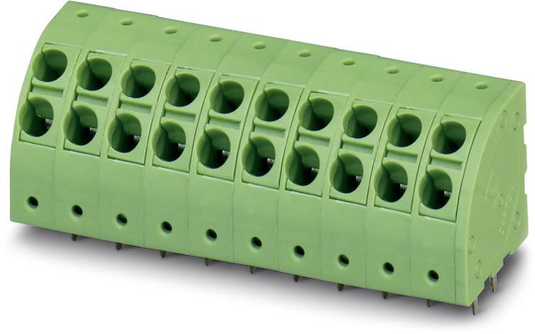 Bornier à ressort Phoenix Contact PTDA 2,5/ 5-5,0 1725341 2.50 mm² Nombre de pôles 5 vert 50 pc(s)