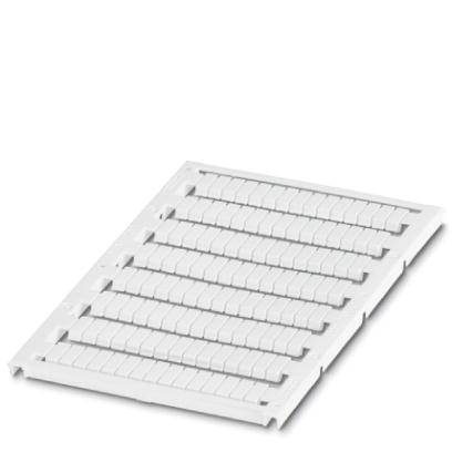 Une grille en plastique blanc composée de plusieurs lamelles parallèles, montrant une vue en perspective de sa structure et de ses propriétés de ventilation.