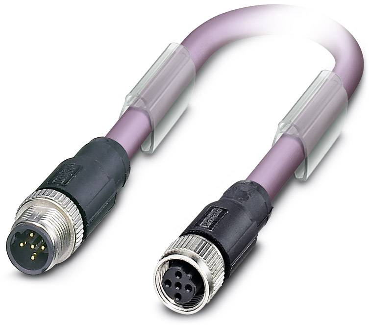 Câble préconfectionné pour bus Phoenix Contact SAC-2P-M12MSB/ 0,5-910/M12FSB 1507353 Contenu: 1 pc(s)