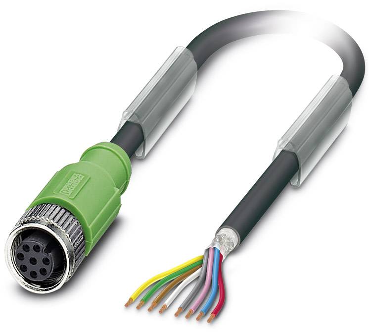 Câble pour capteurs/actionneurs Phoenix Contact SAC-8P- 5,0-PUR/M12FS SH 1522888 Contenu: 1 pc(s)