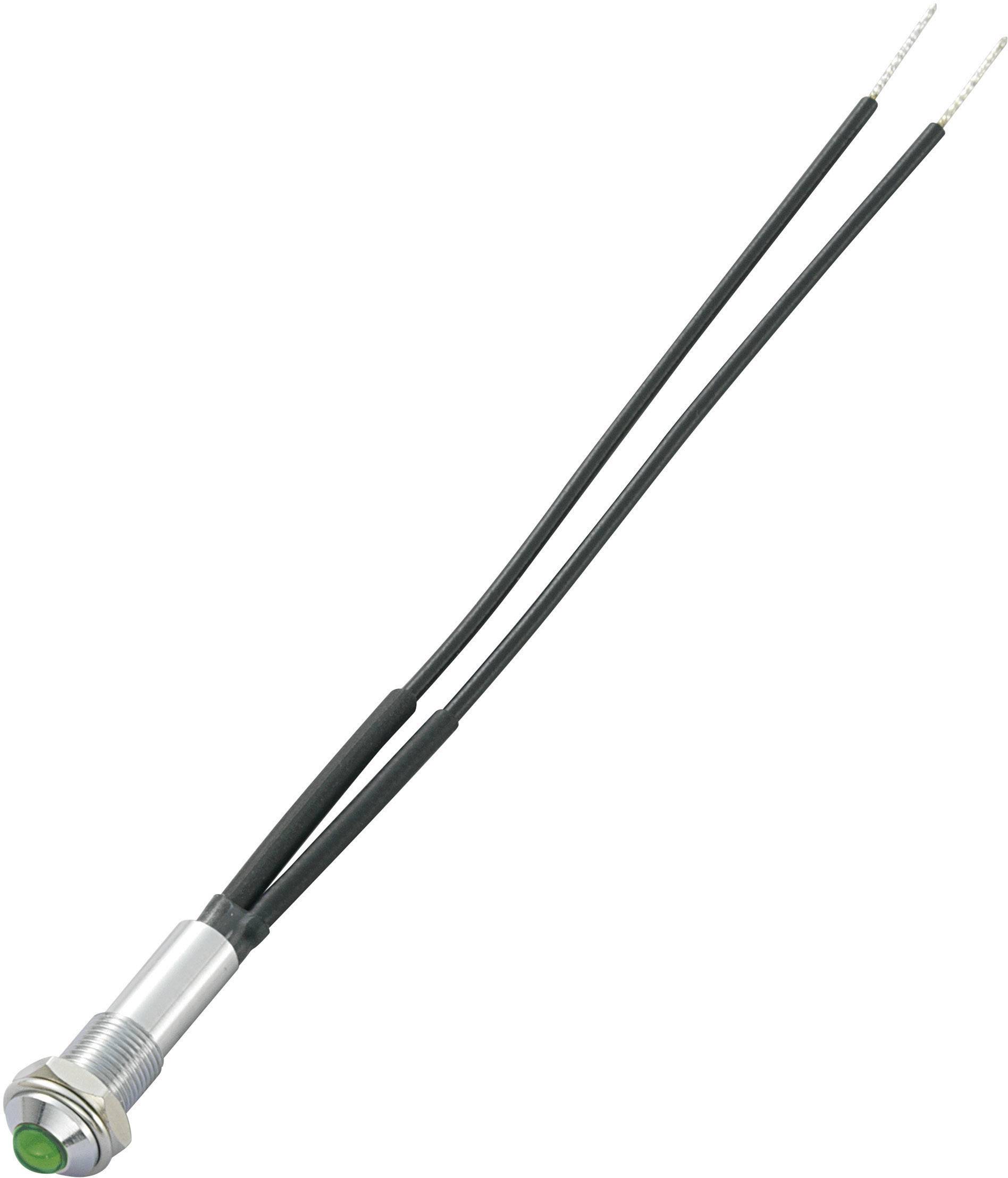 Sedeco 726677 Voyant standard avec ampoule vert 1 pc(s)