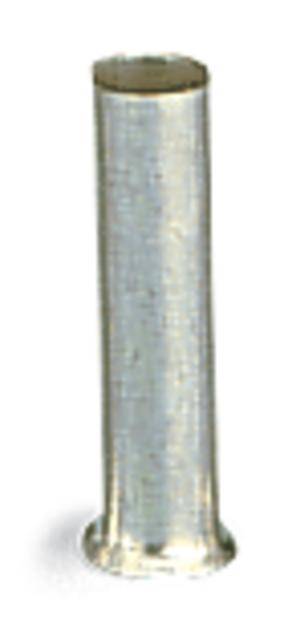 Embout simple d'extrémité de câble WAGO 216-103 1 mm² x 8 mm non isolé métal 1000 pc(s)