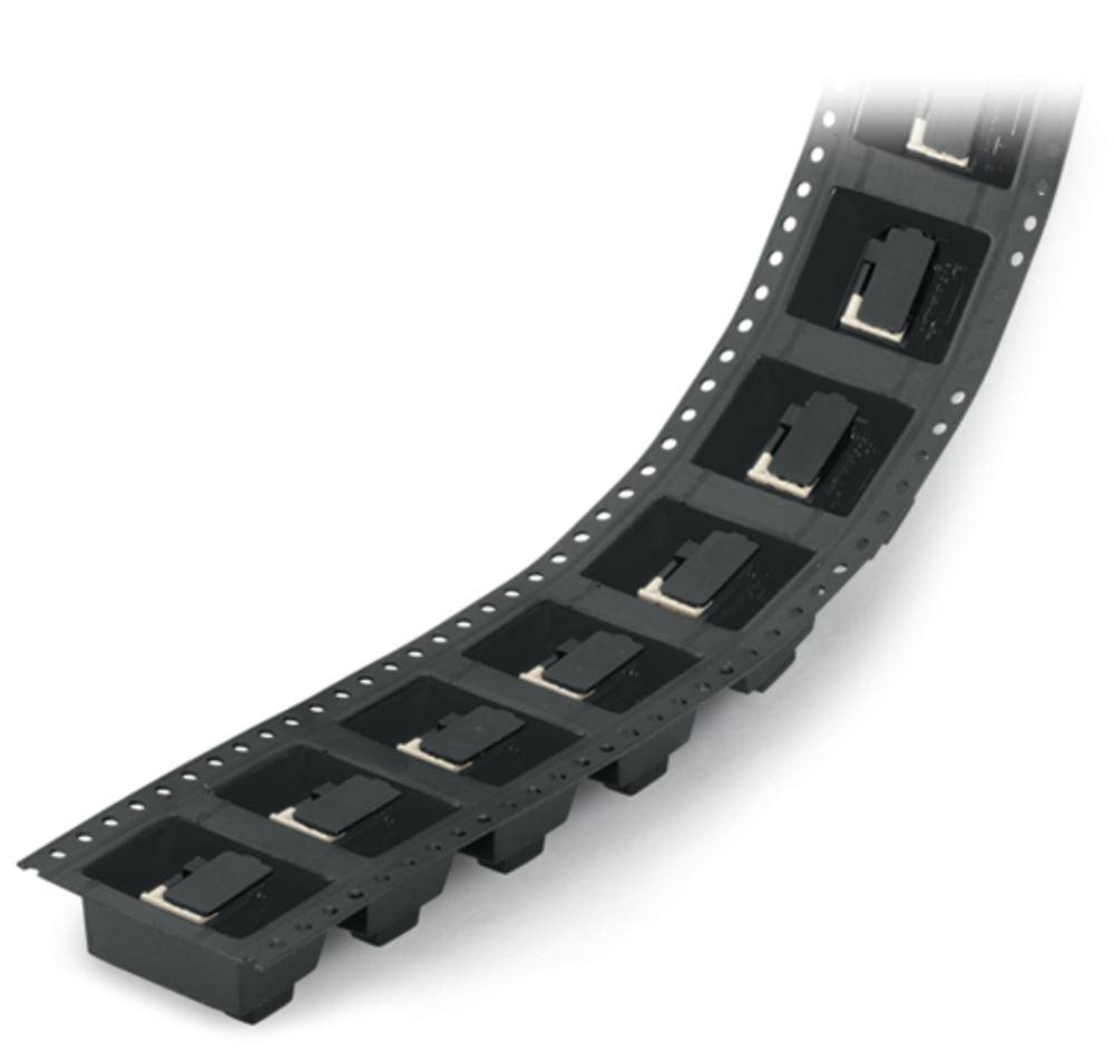 Bornier à ressort WAGO 218-505/000-604/997-405 0.50 mm² Nombre de pôles (num) 5 noir 250 pc(s)