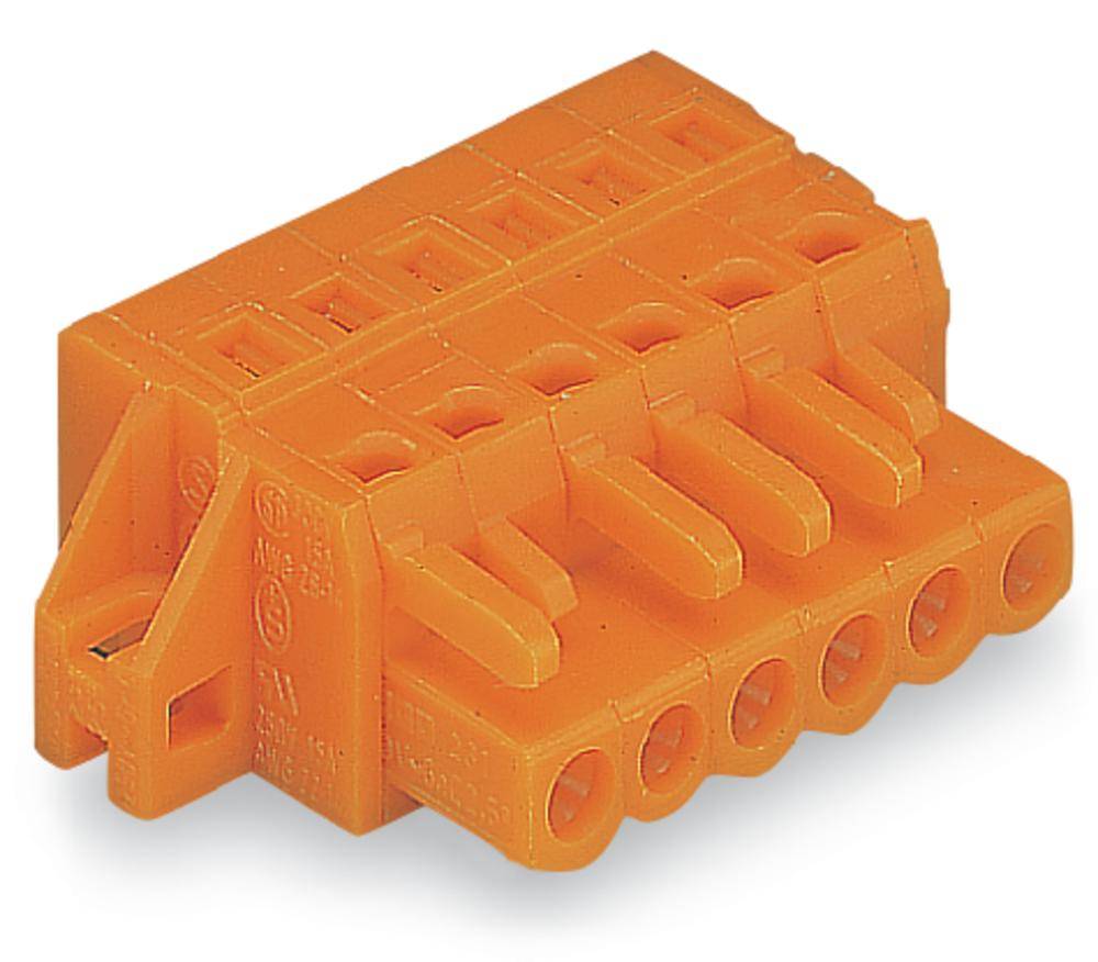 Boîtier femelle pour câble série 231 WAGO 231-317/031-000 Nbr total de pôles 17 Pas: 5.08 mm 10 pc(s)