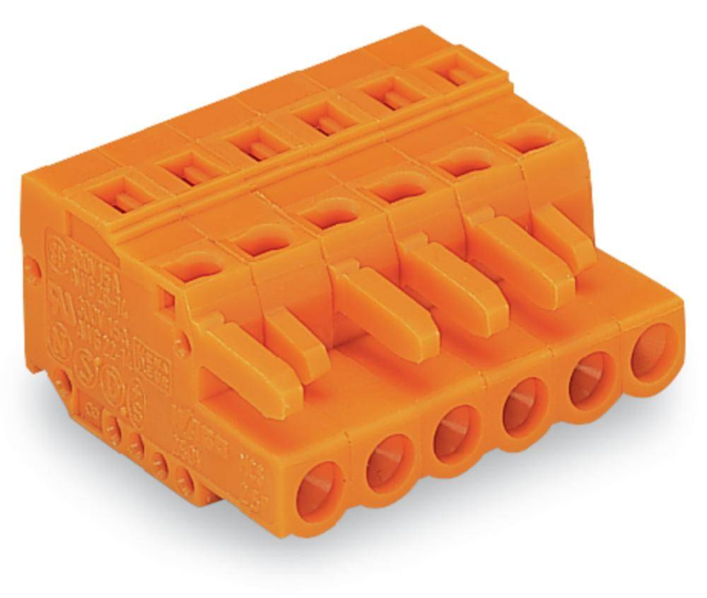 Boîtier femelle pour câble série 231 WAGO 231-310/102-000/034-000 Nbr total de pôles 10 Pas: 5.08 mm 25 pc(s)