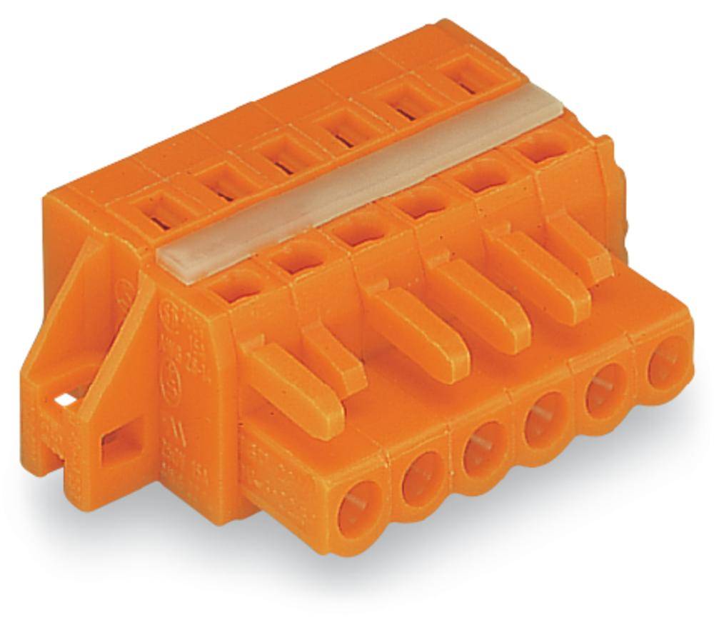 Boîtier femelle pour câble série 231 WAGO 231-306/027-000 Nbr total de pôles 6 Pas: 5.08 mm 50 pc(s)