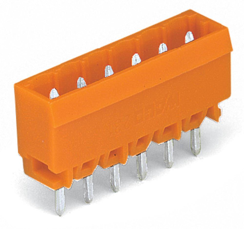 Barrette mâle (standard) série 300 WAGO 231-366/001-000 Nbr total de pôles 6 Pas: 5.08 mm 100 pc(s)