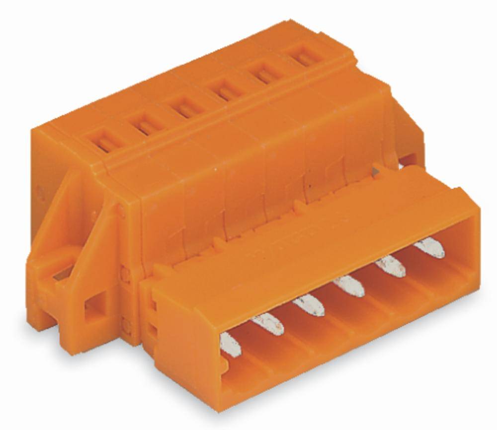Barrette mâle (standard) série 300 WAGO 231-637/019-000/034-000 Nbr total de pôles 7 Pas: 5.08 mm 50 pc(s)