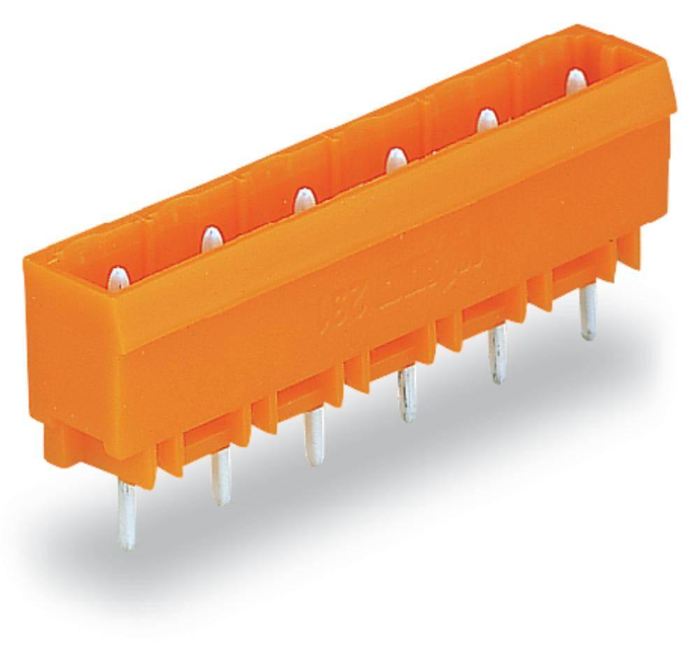 Barrette mâle (standard) série 300 WAGO 231-734/001-000 Nbr total de pôles 4 Pas: 7.62 mm 100 pc(s)