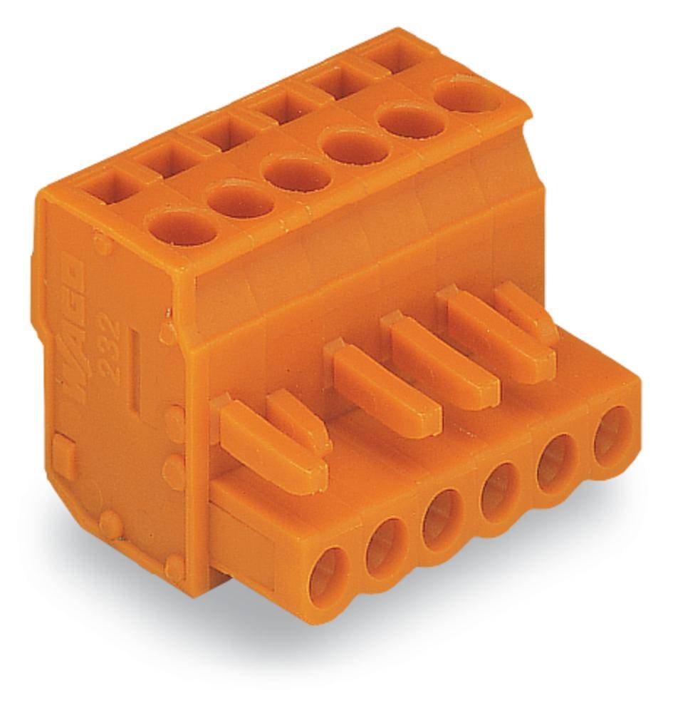 Boîtier femelle pour câble série 232 WAGO 232-423/026-000 Nbr total de pôles 23 Pas: 5.08 mm 10 pc(s)