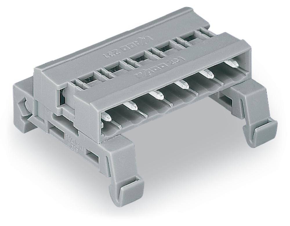 Barrette mâle (standard) série 301 WAGO 232-568/007-000 Nbr total de pôles 8 Pas: 7.50 mm 10 pc(s)