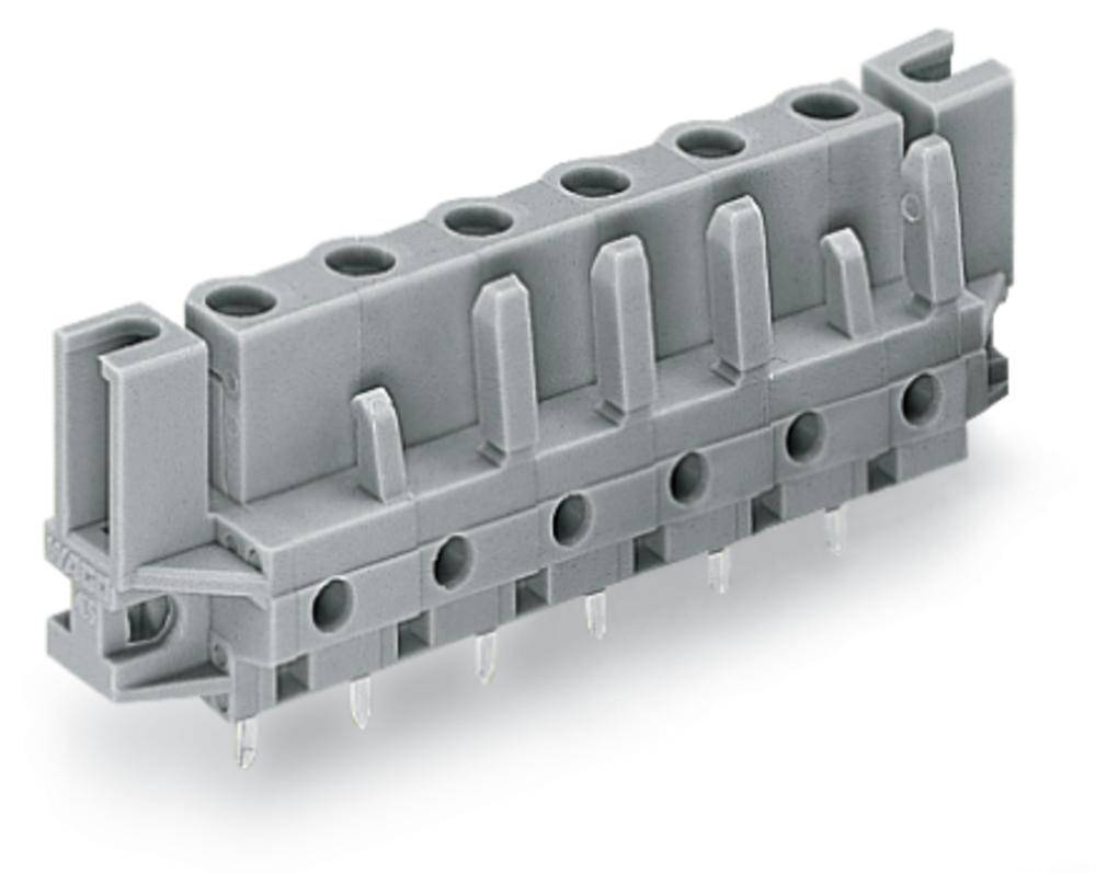 Connecteur gris à sept broches, adapté pour les circuits électroniques.