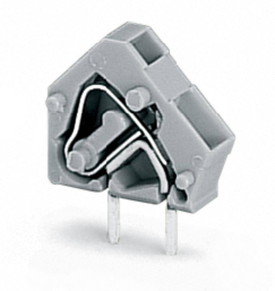 Bornier à ressort WAGO 236-743/332-000/999-950 2.50 mm² Nombre de pôles 1 gris clair 600 pc(s)