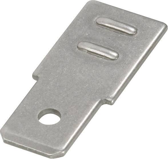 Languette 6.3 x 0.8 mm Vogt Verbindungstechnik 38402SBS.80 180 ° non isolé métal