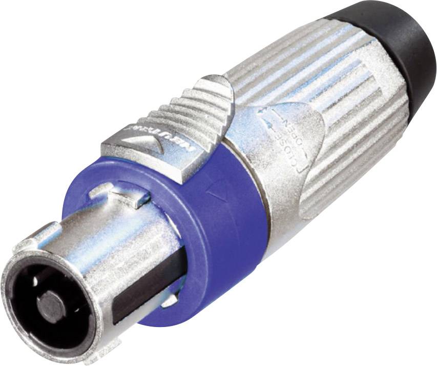 Fiche haut-parleur femelle, droit Neutrik NLT4FX Nombre de pôles (num): 4 gris, bleu 1 pc(s)