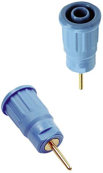 Douille de sécurité embase femelle Ø douilles 4 mm Stäubli SEB4-R 23.3130-23 bleu