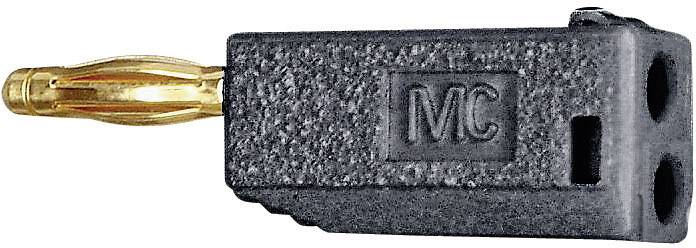 Fiche banane mâle Ø de la broche: 4 mm Stäubli SLS425-AM 22.2633-23 bleu