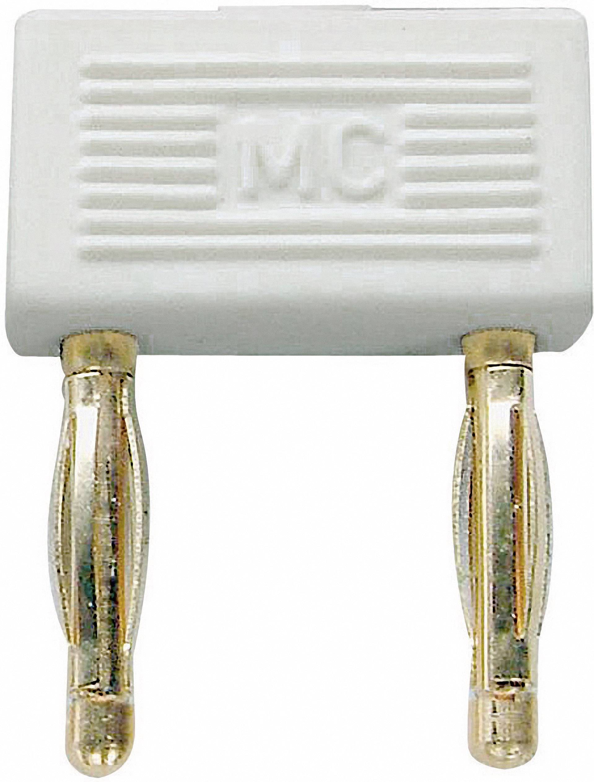 Stäubli KS2-10L/1 Fiche de liaison blanc Ø de la broche: 2 mm Écartement entre les broches: 10 mm
