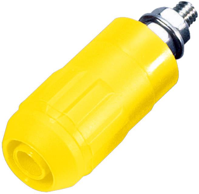 Douille banane Ø de la broche: 4 mm Stäubli XUB-G 66.9684-24 jaune