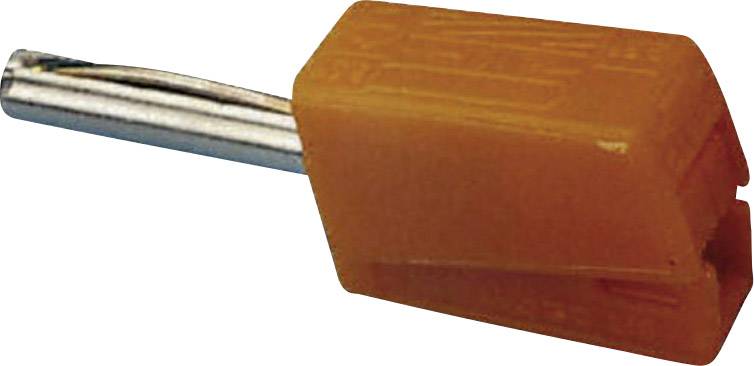 Fiche banane mâle Ø de la broche: 4 mm WAGO 215-211 orange