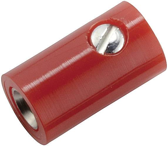 Fiche banane femelle Ø de la broche: 2.6 mm Kahlert Licht rouge