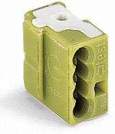 Borne de raccordement WAGO 243-724 flexible: - rigide: 0.5-1 mm² vert clair