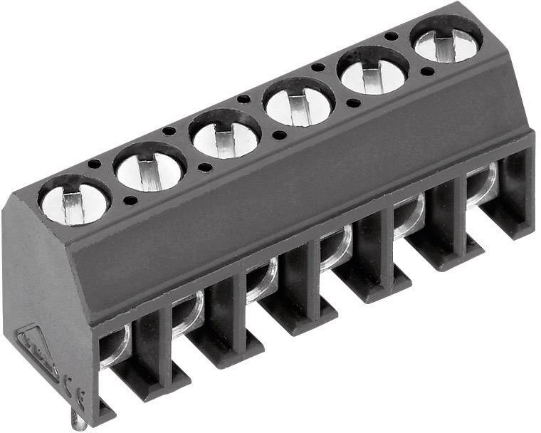 Bornier à vis PTR Hartmann AK550/4DS-3.5-V 50550040121G 1.00 mm² Nombre de pôles 4 gris