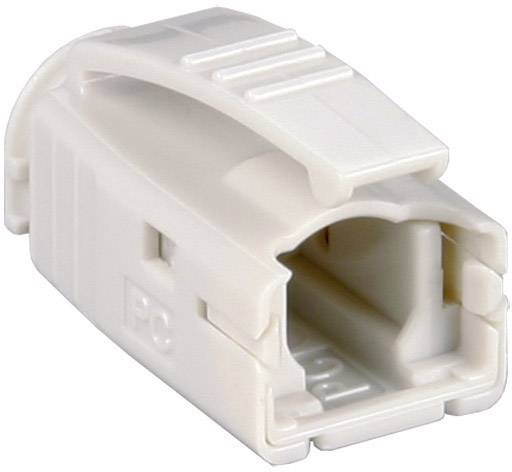 Passe-câble anti-pliage pour connectique RJ45 Metz Connect 1401008203-E RJ45 gris clair