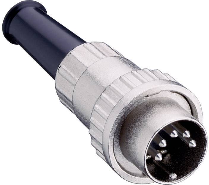 Connecteur rond DIN mâle, droit Lumberg 0132 05-1 Nombre de pôles: 5 argent 1 pc(s)