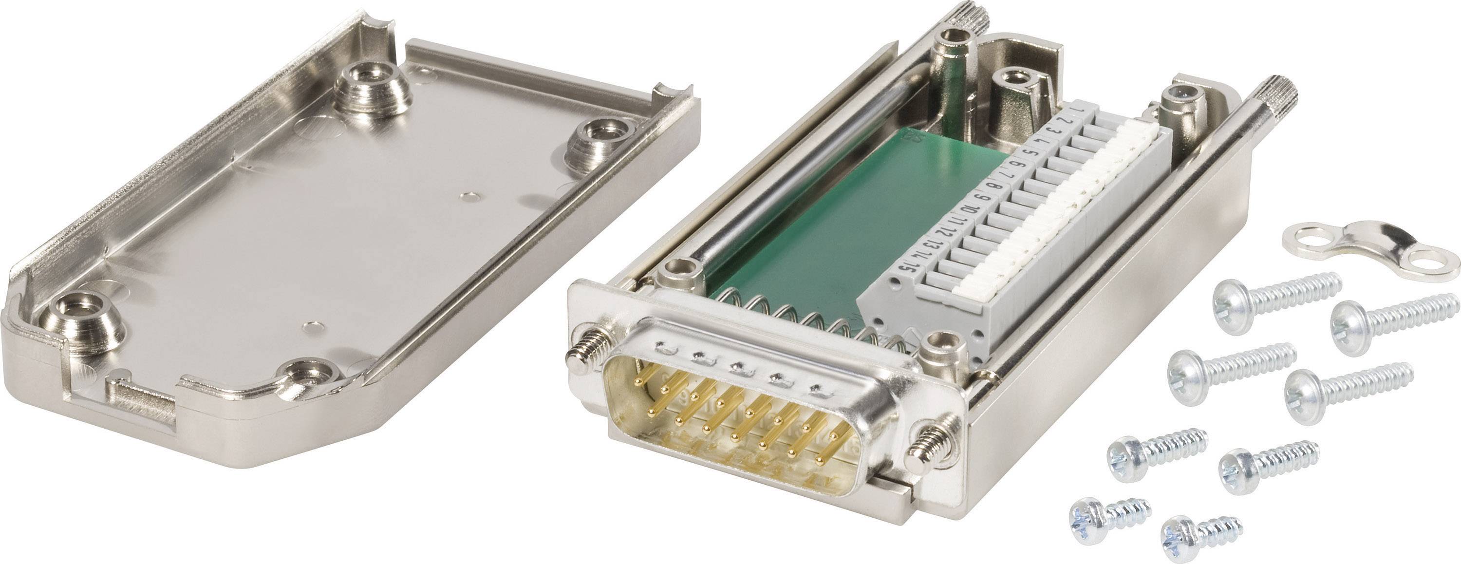 SUB-D mâle 25 pôles Knorr Tec 10016020 180 ° ressort de traction 1 pc(s)