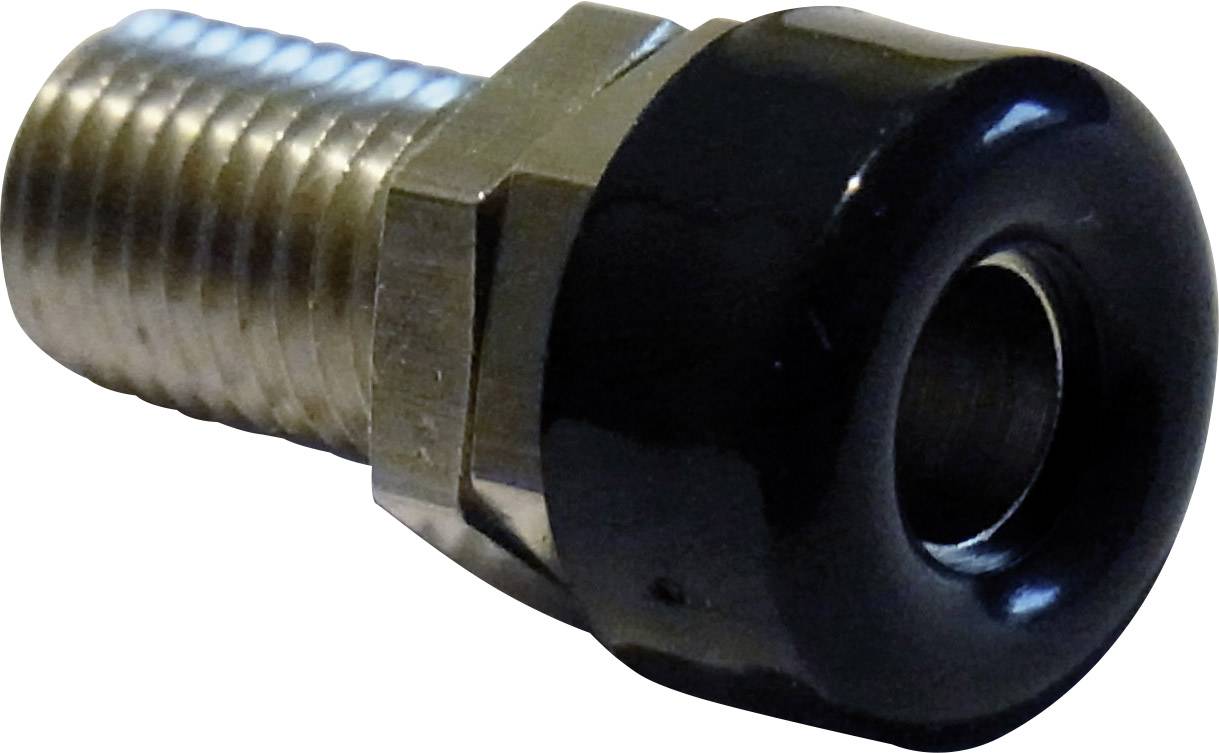 Douille banane 734365 Schnepp Ø de la broche: 4 mm Schnepp 734365 noir