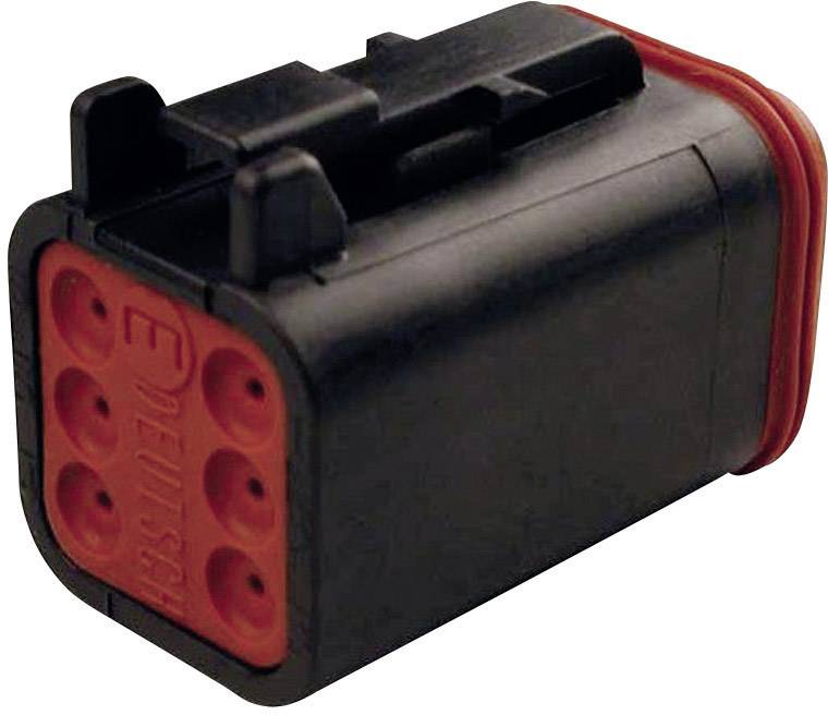 TE Connectivity DT 06-6 S-CE06 Cosse cylindrique mâle femelle, droit Nombre total de pôles: 6 Série (connecteur rond): DT