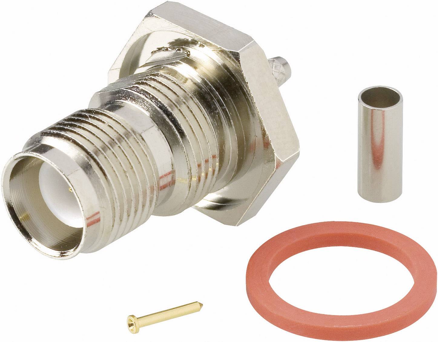 BKL Electronic 0419406 0419406 Connecteur TNC à polarité inversée embase femelle, verticale 50 Ω 1 pc(s)