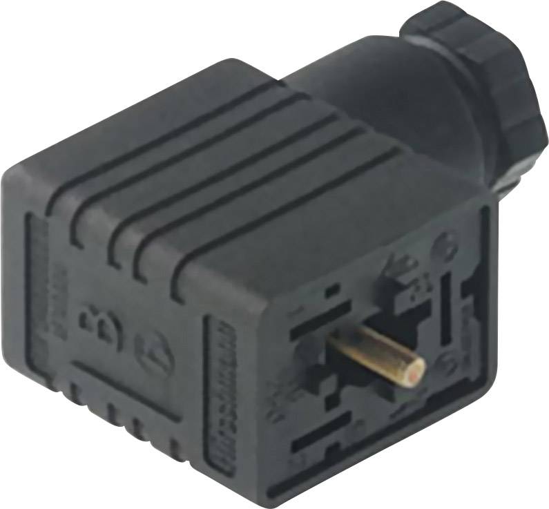 Prise femelle avec composants électroniques Hirschmann GML 209 NJ GB1 933 398-100-1 noir Pôle:2 + PE 1 pc(s)