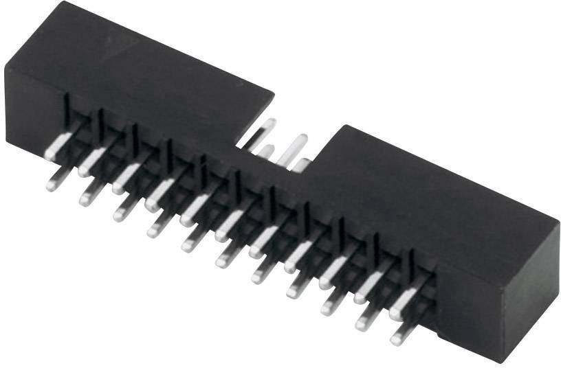 W & P Products 635-16-1-00 Embase mâle Pas: 2 mm Nbr total de pôles: 16 Nbr de rangées: 2