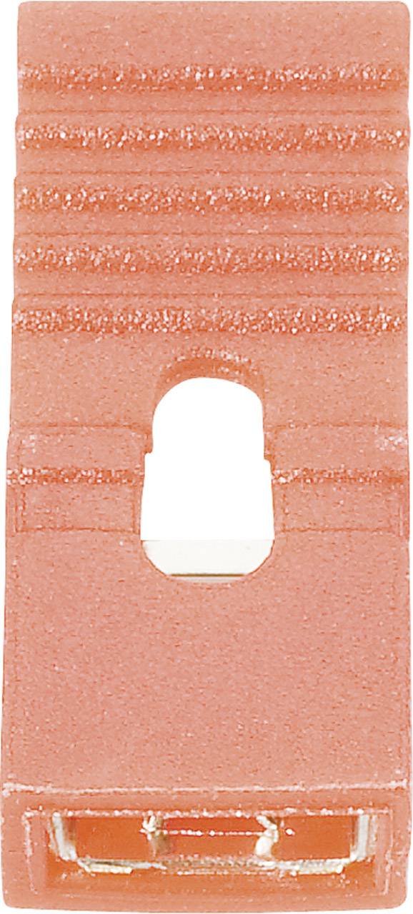 Shunt fermé, avec languette Fischer Elektronik CAB 9 G R Pôle:2 Pas: 2.54 mm rouge