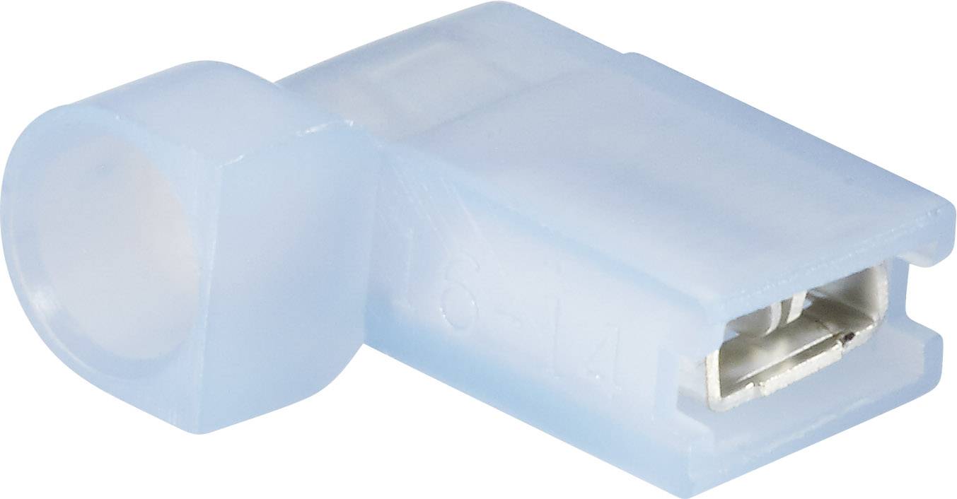 Cosse clip 4.8 mm x 0.5 mm Vogt Verbindungstechnik 393205S 90 ° entièrement isolé bleu